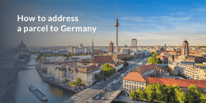 Address a parcel to Germany