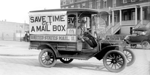 Courier delivery throughout history 