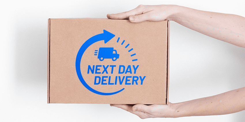 NEXT DAY DELIVERY 