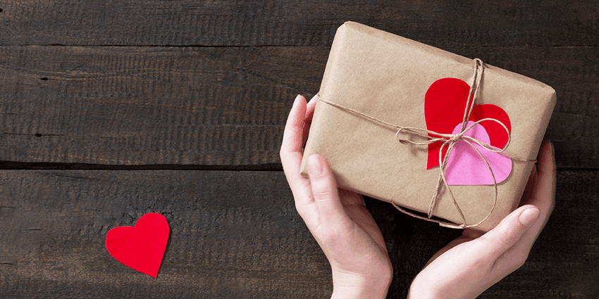 Sending parcels for Valentine's Day